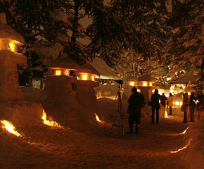우에스기 눈등롱(上杉雪灯篭) 축제1
