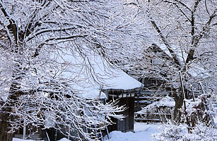 Yonezawa city of winter