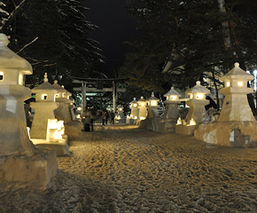 우에스기 눈등롱(上杉雪灯篭) 축제6