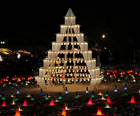 우에스기 눈등롱(上杉雪灯篭) 축제8